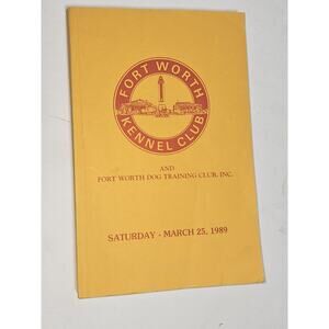 1989 AKC The American Kennel Club Fort Worth Texas